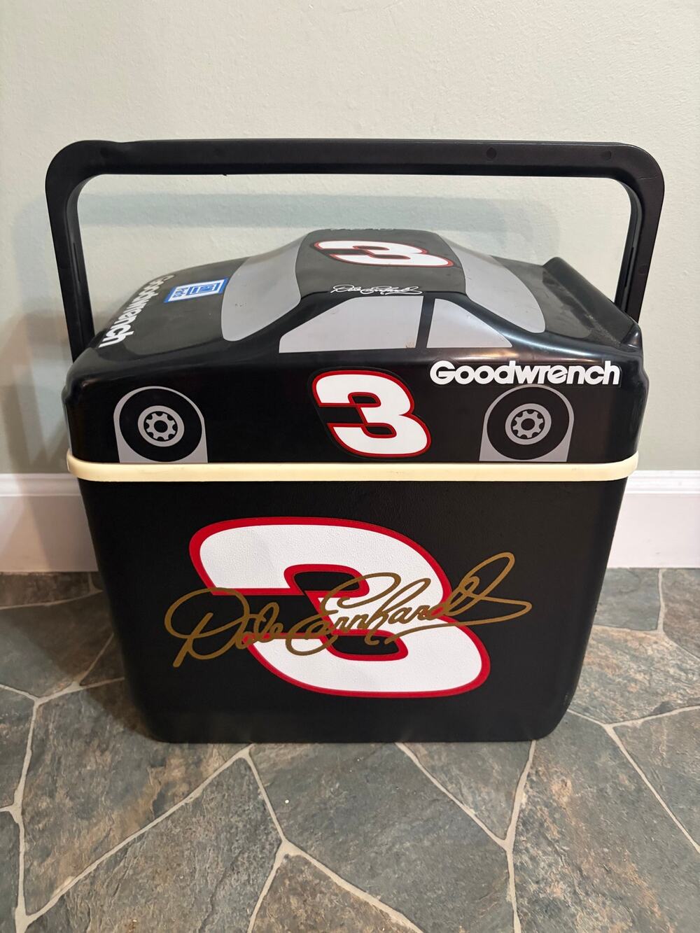 Vintage Dale Earnhardt Sr #3 Goodwrench NASCAR Car Shape Cooler GM Racing-Preown